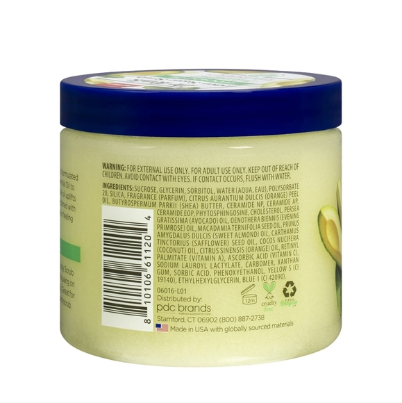 💚NWT Dr. Teal's - Shea Sugar Body Scrub - Avocado Oil w/Cermides💚19oz - Picture 2 of 2
